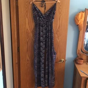 Bohemian halter top jumpsuit